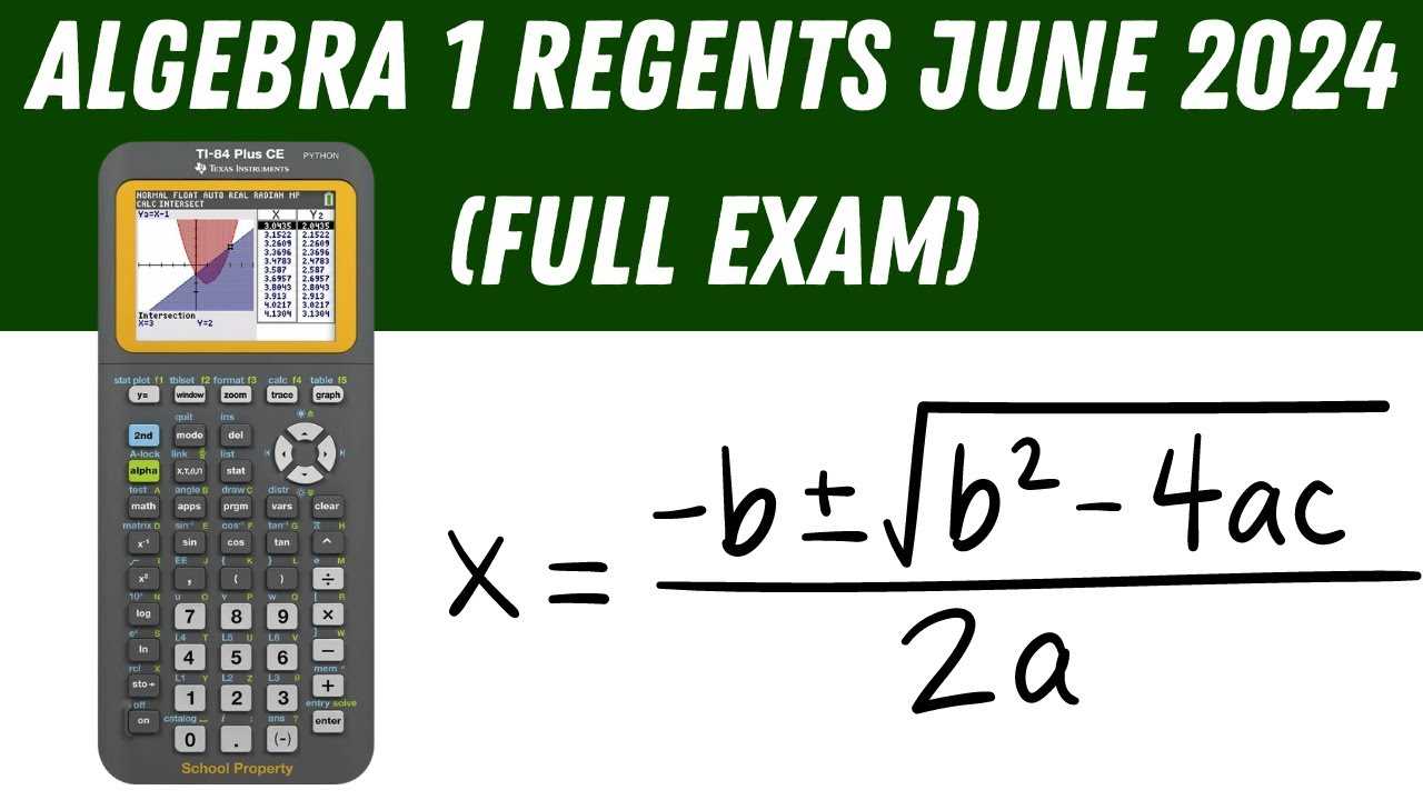 june 2025 algebra 1 regents answers