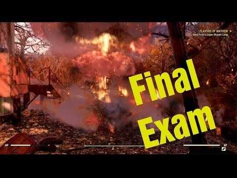 firebreather exam answers fallout 76