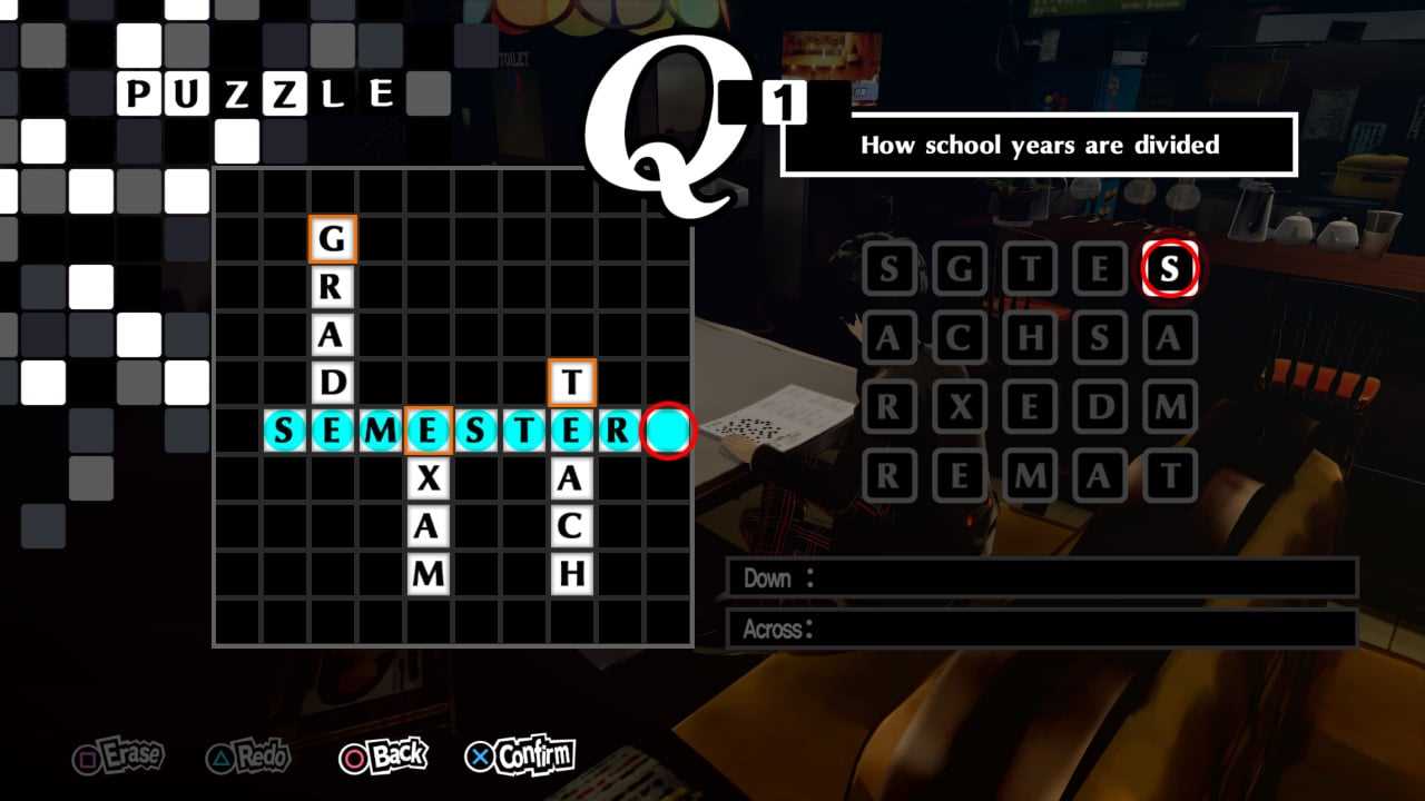 persona 5 exam 1