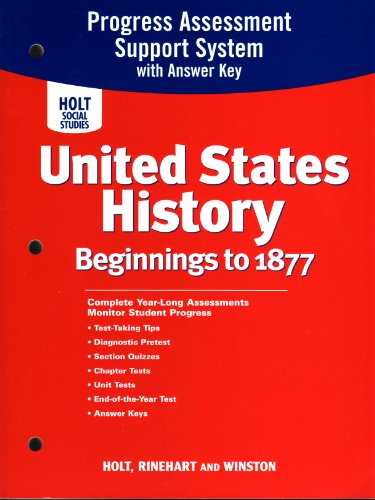 united states history beginnings to 1877 answer key