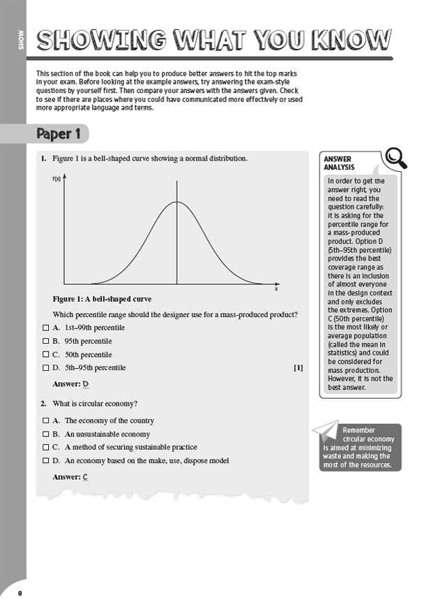 ib exam answer