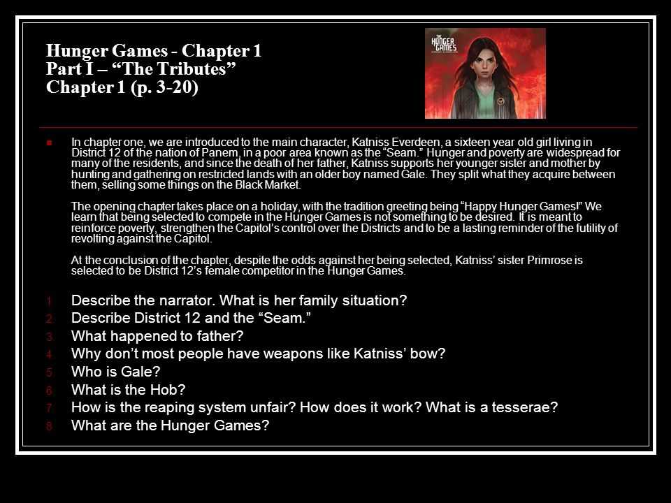 hunger games questions and answers by chapter