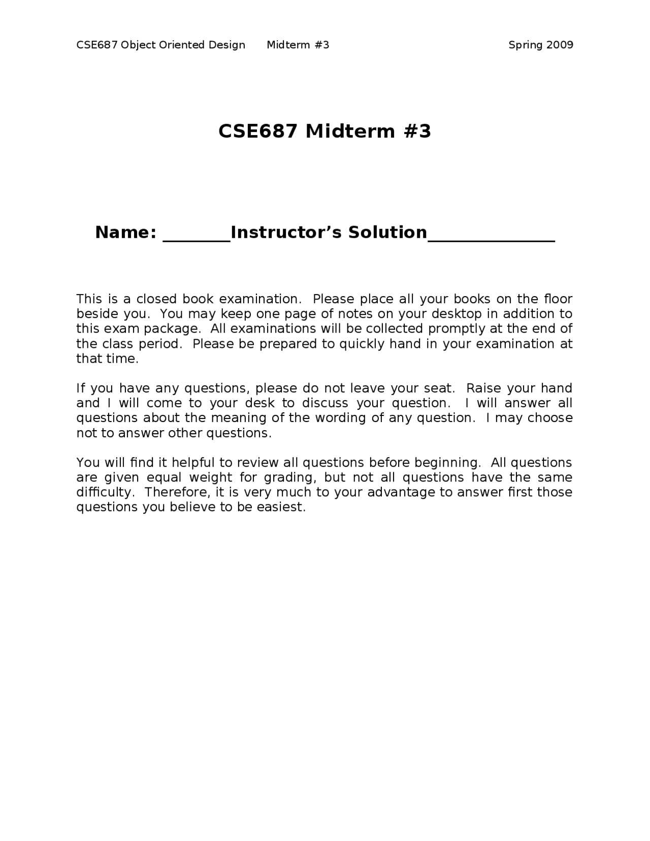 c++ midterm exam questions and answers