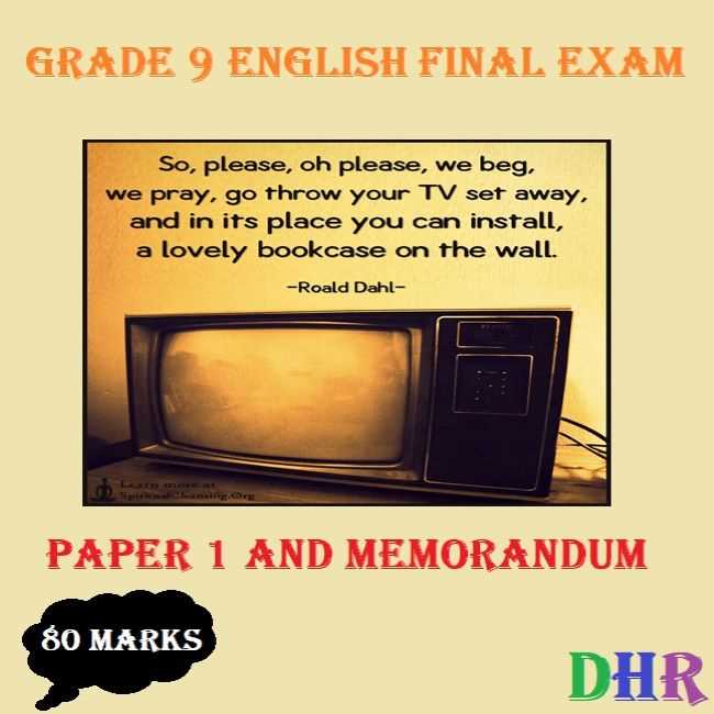 english 9 final exam answers