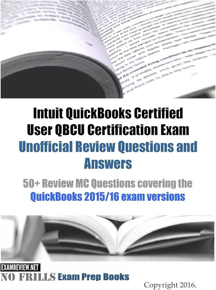 quickbooks online certification exam section 4 answers