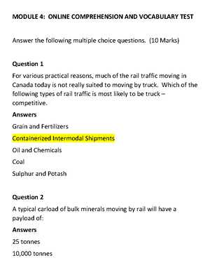 word module 4 sam exam answers