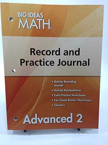 big ideas math advanced 2 record and practice journal answers