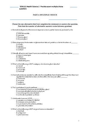 health science 1 final exam answers