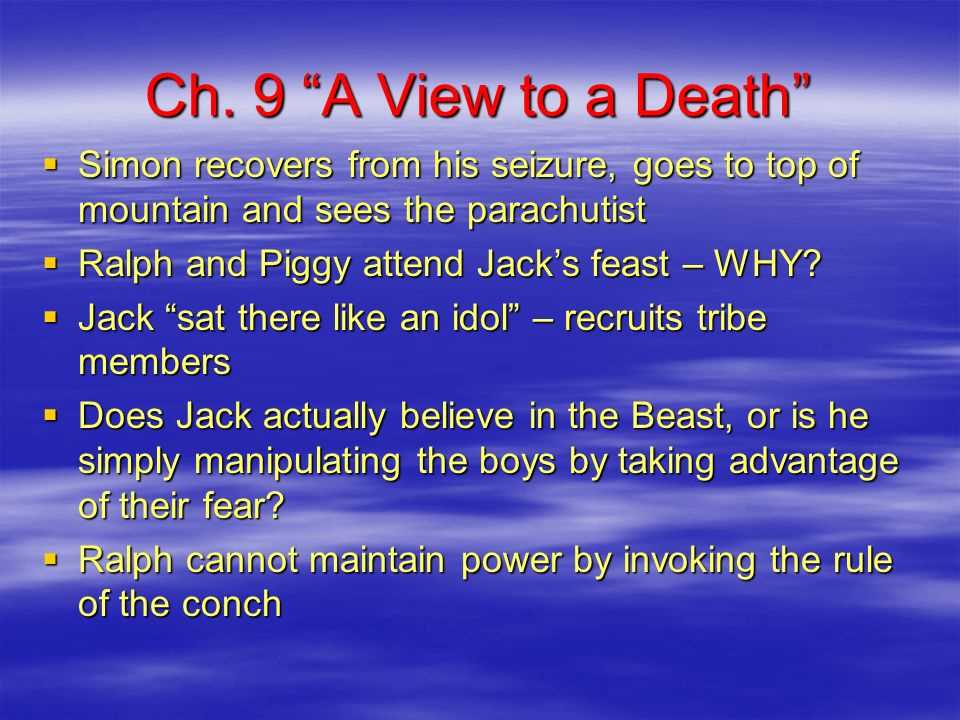 lord of the flies chapter 9 questions and answers