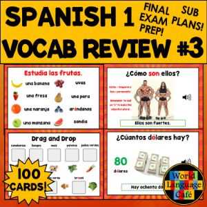 spanish 2 final exam