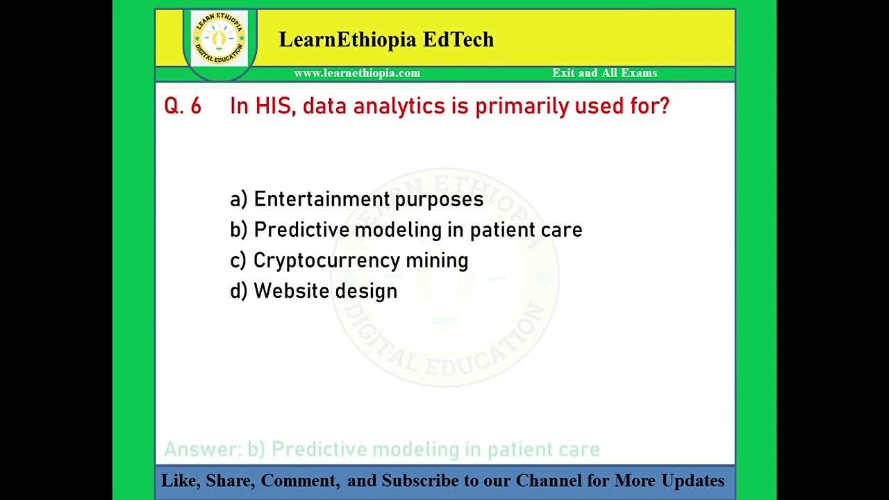 health informatics exam questions and answers