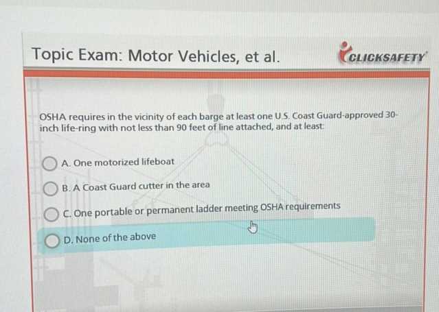 clicksafety final exam answers