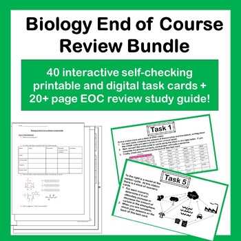 biology end of course exam study guide answers