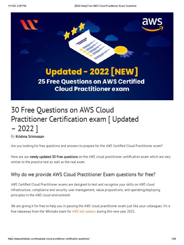 aws practice exam questions and answers