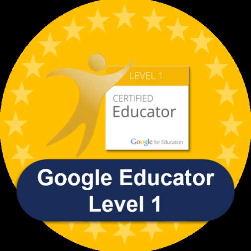 google educator level 1 exam answers 2025