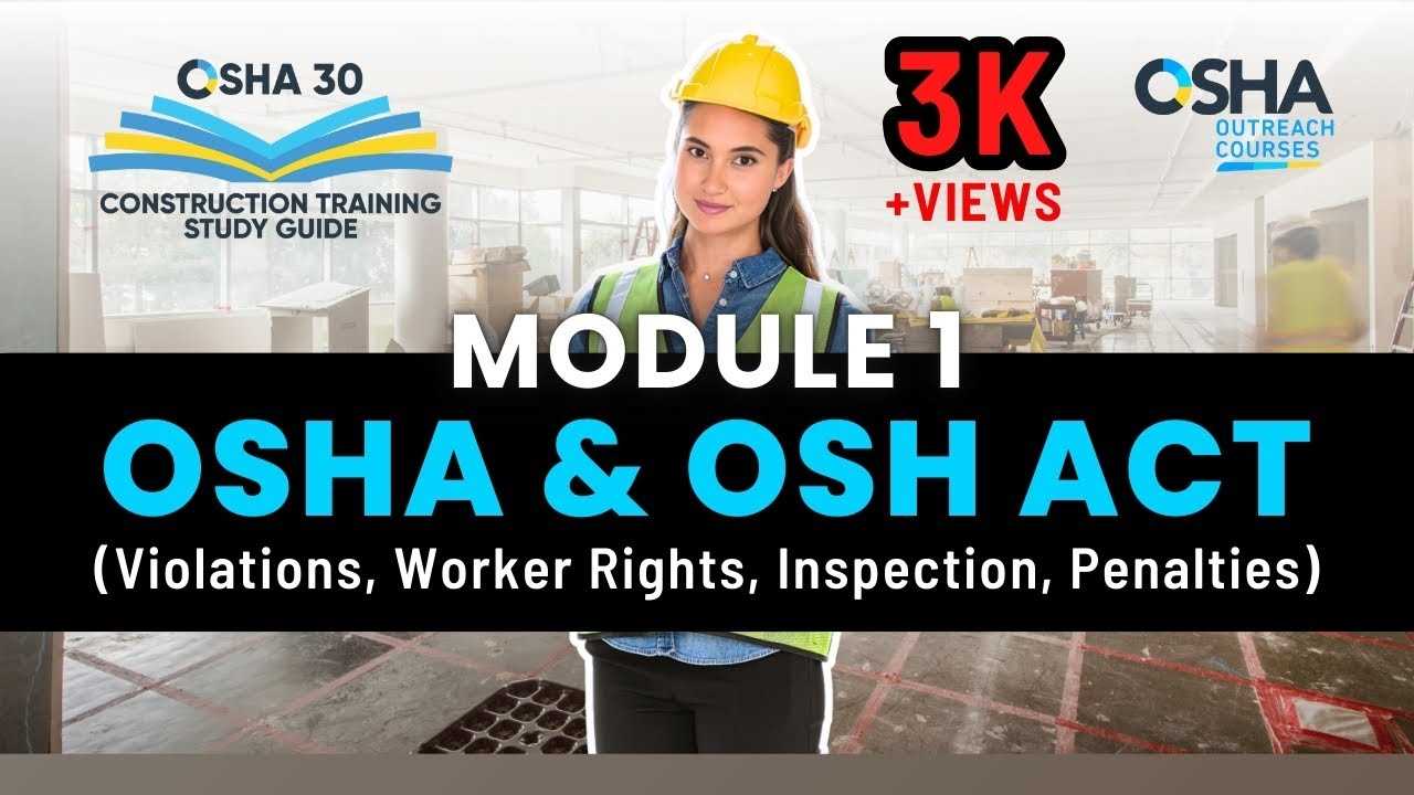 osha 10 construction answer key