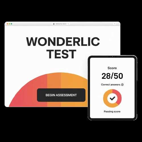 wonderlic sample test with answers