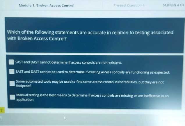 foolproof module 2 test answers