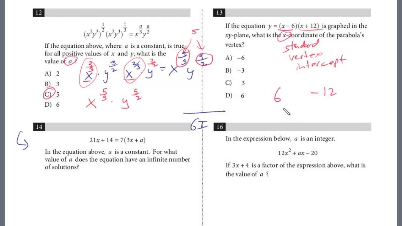 psat practice test answers