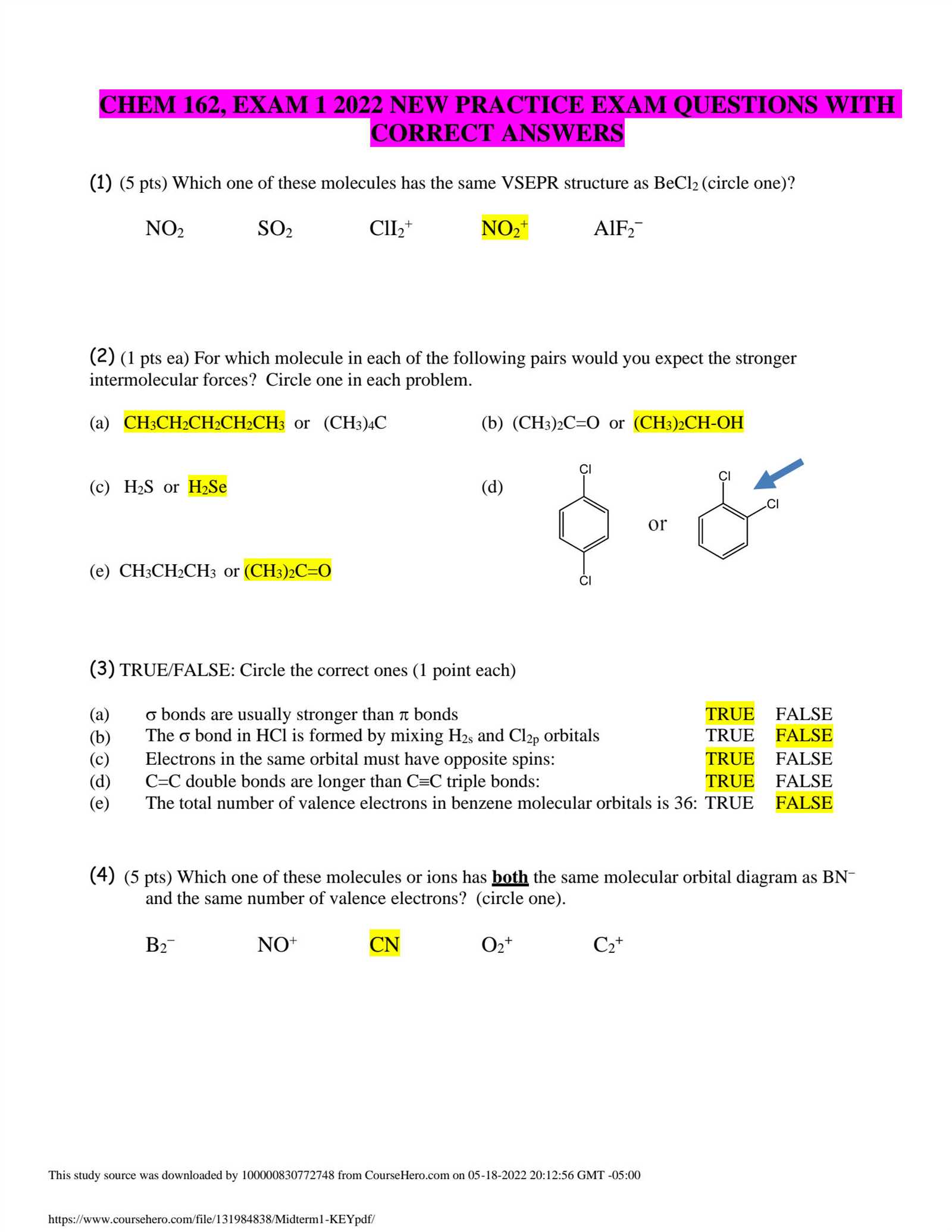 h2s exam answers