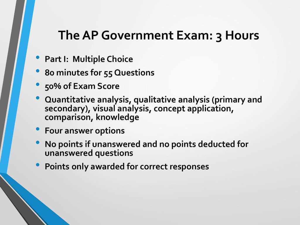 ap government exam answers