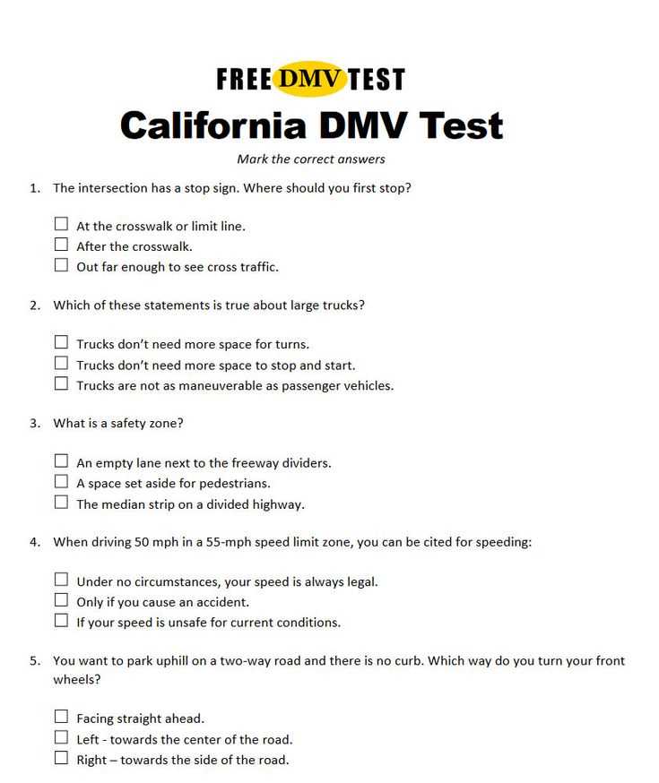 nc dmv test answers free