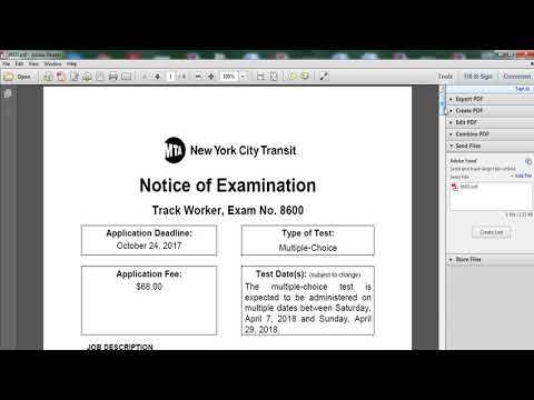 mta employment exam