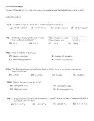 acs thermodynamics practice exam