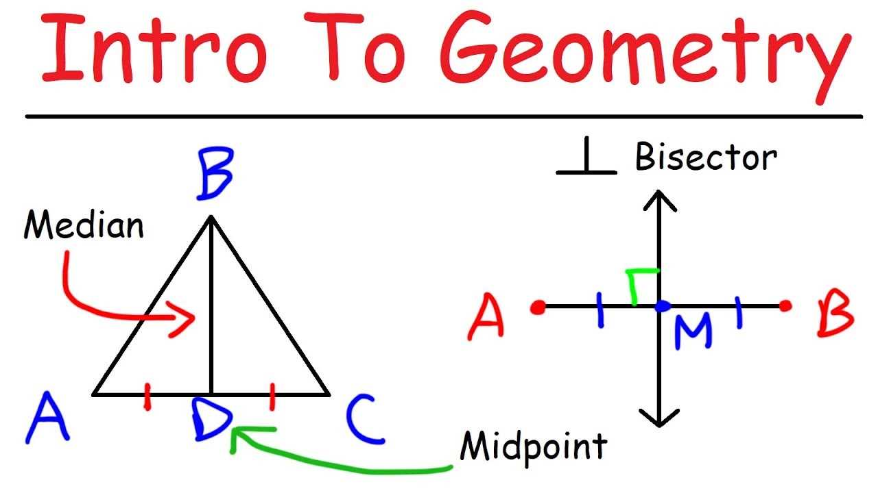 geometry midterm exam study guide answers