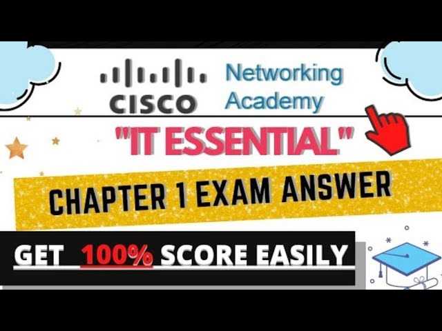 cisco ite chapter 1 exam answers