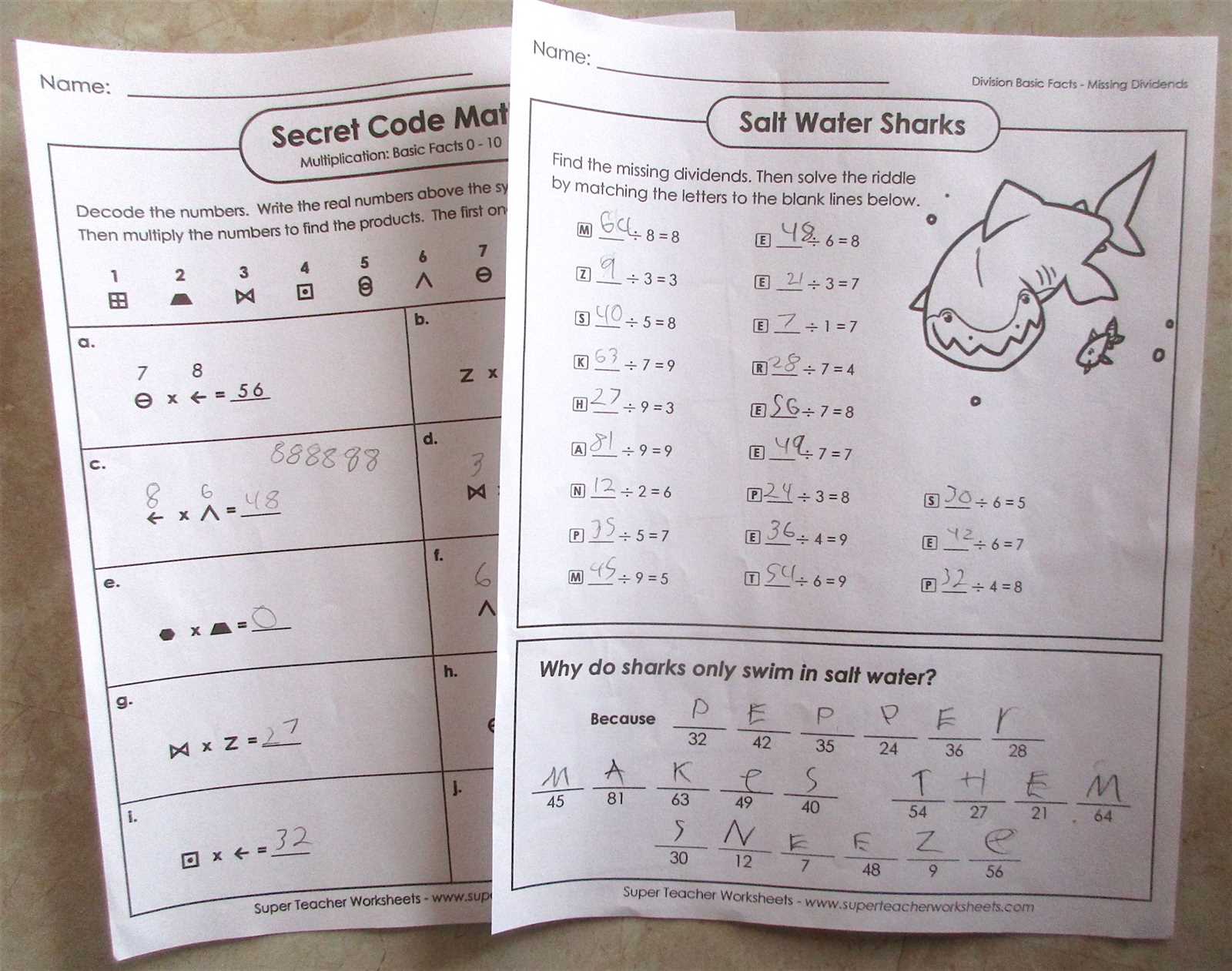 5.2 puzzle time answers