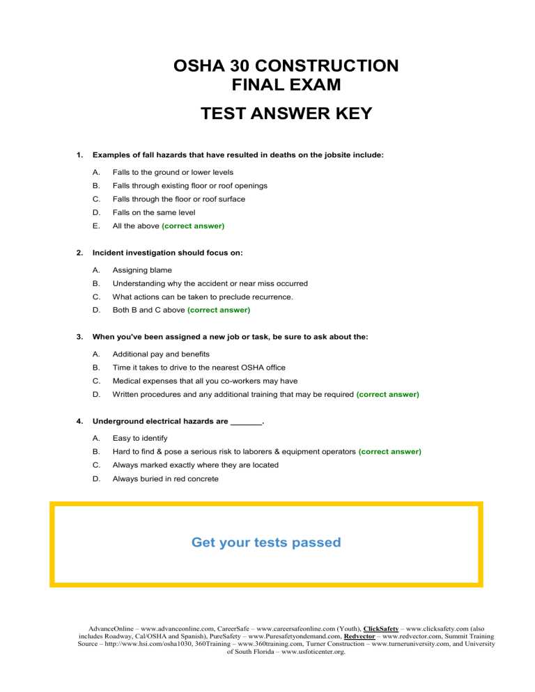 i drive safely final exam answers