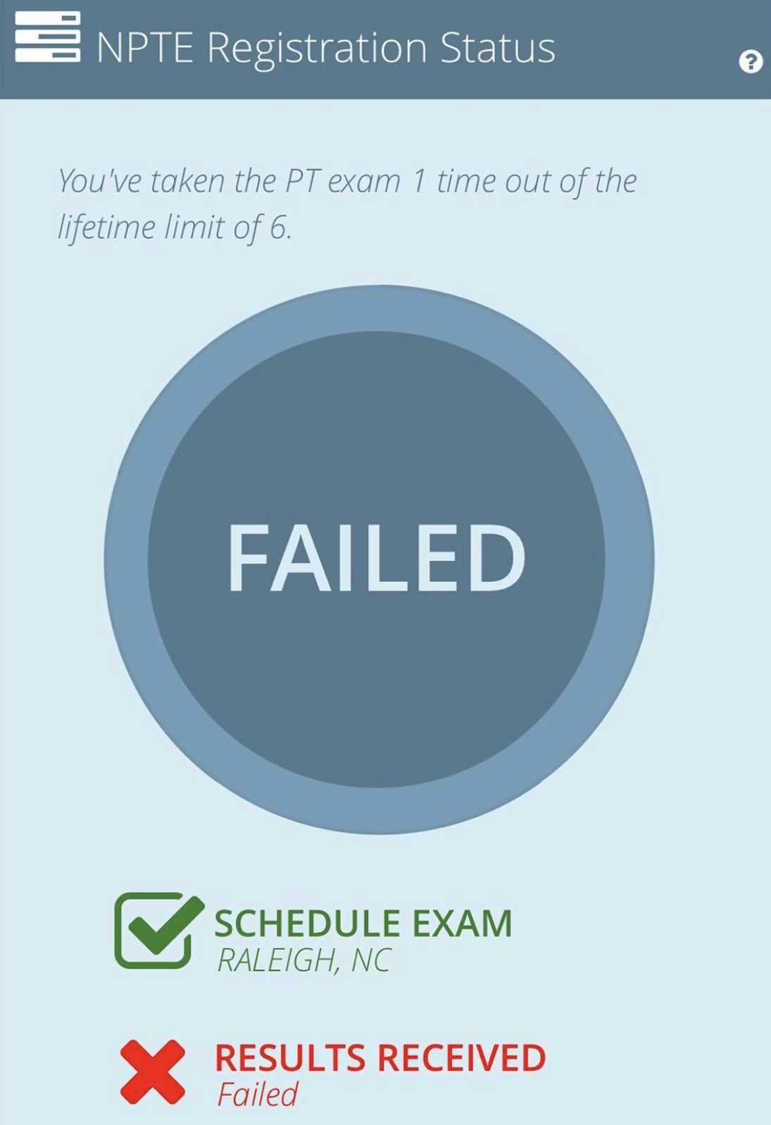 fsbpt exam registration