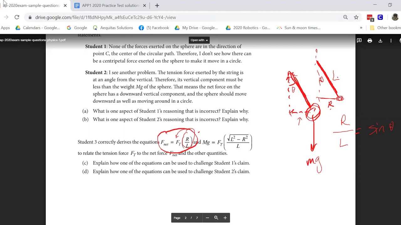 ap physics 1 practice exam section 1 multiple choice answers