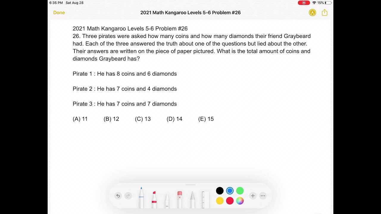 math kangaroo answers