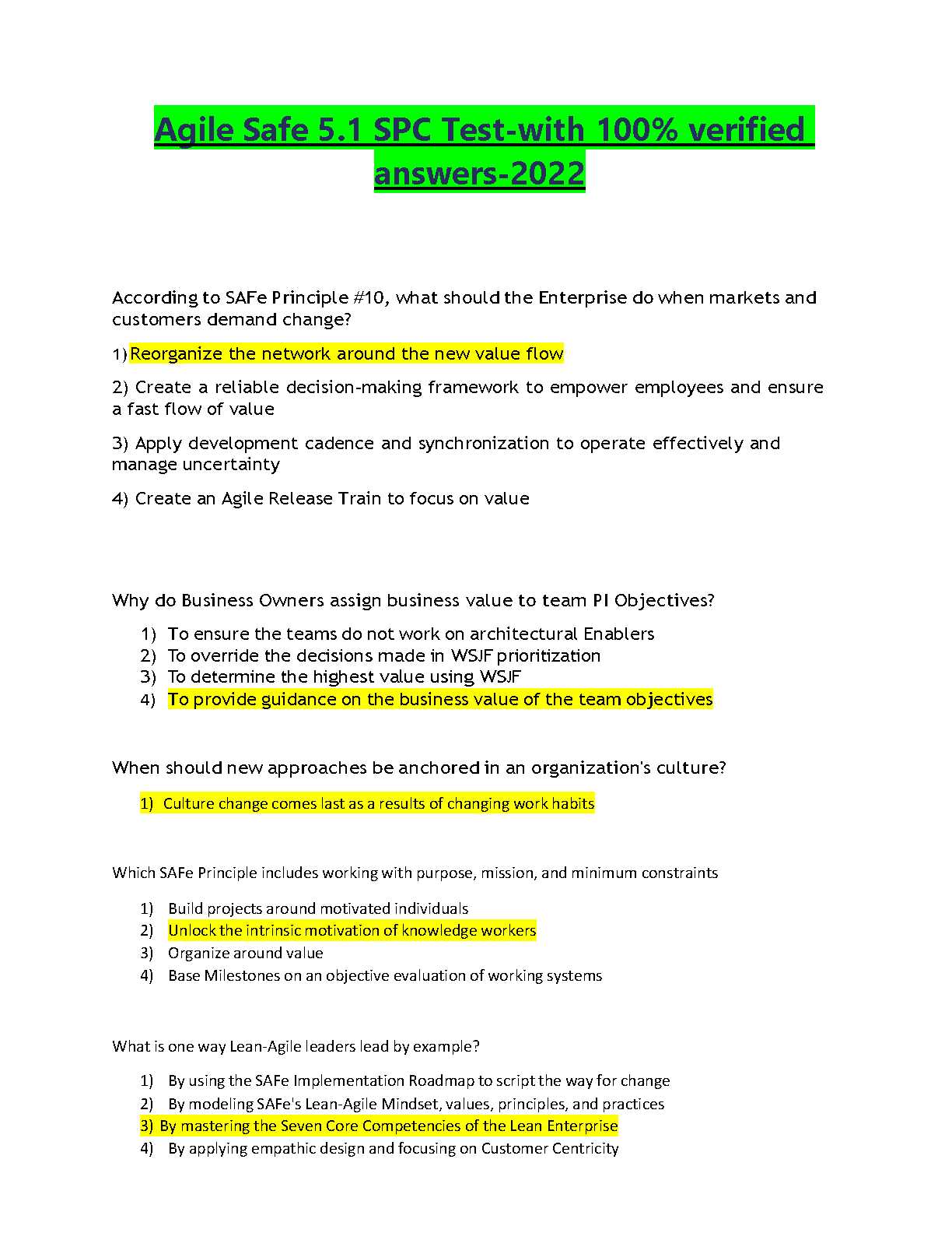 leading safe 5.1 exam questions and answers