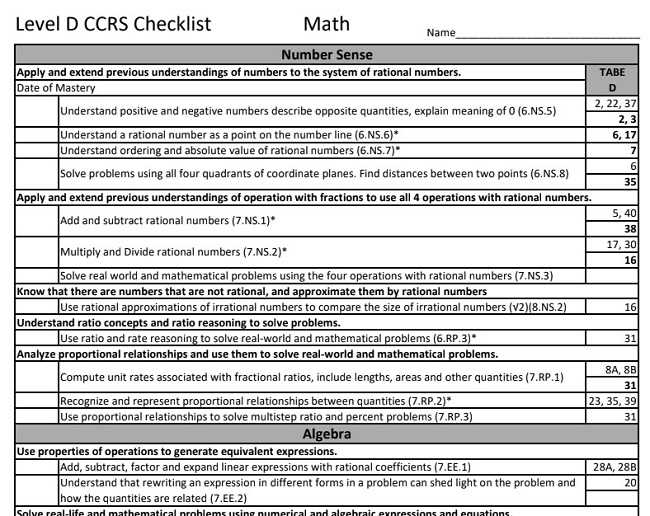 tabe test answers