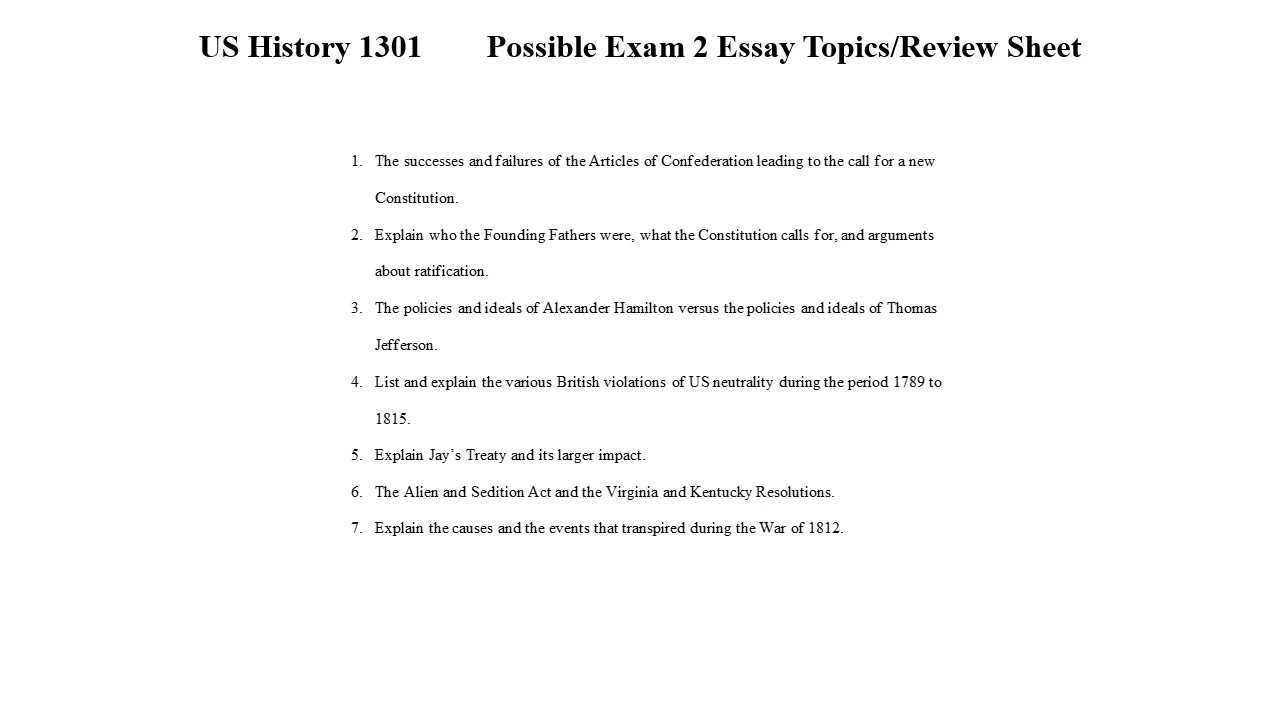 history 1301 exam 1 review