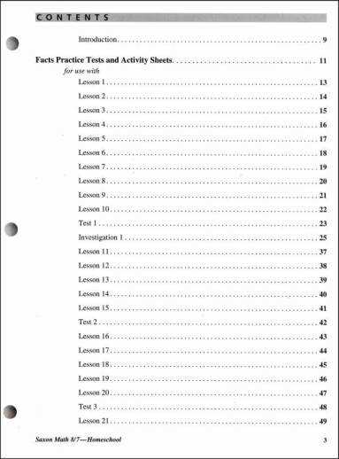 saxon course 3 answers