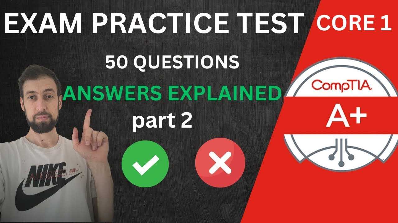 comptia a+ final exam answers