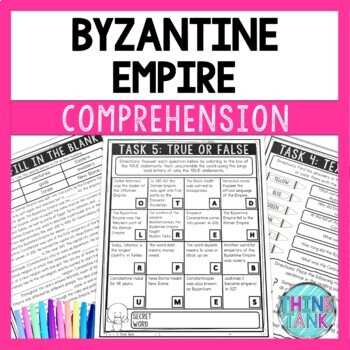 the byzantine empire answer key