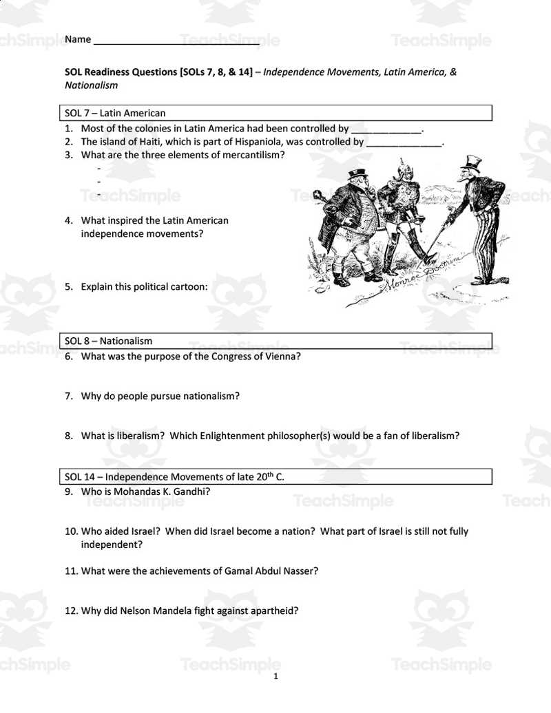 world history sol review packet answers