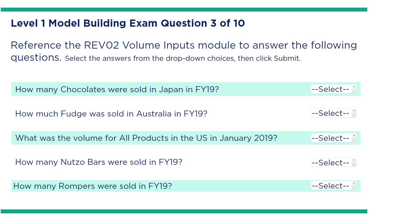 anaplan level 1 model building exam answers