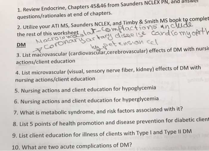 saunders nclex pn questions and answers