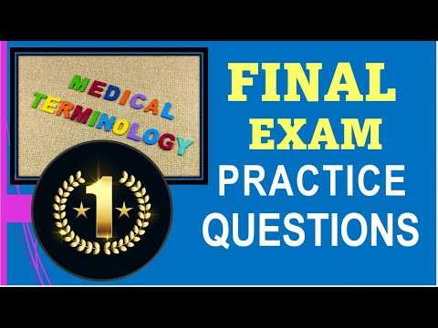 medical terminology final exam multiple choice