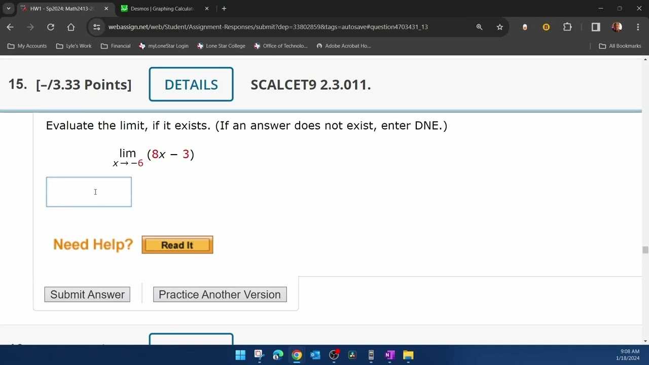 webassign calc answers