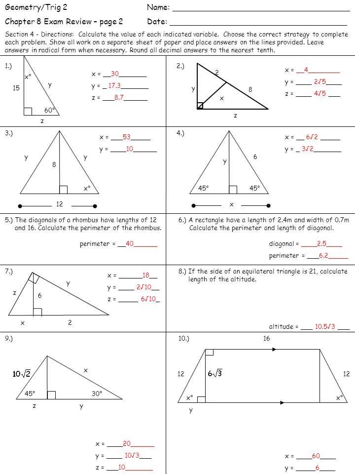 chapter 8 exam answers