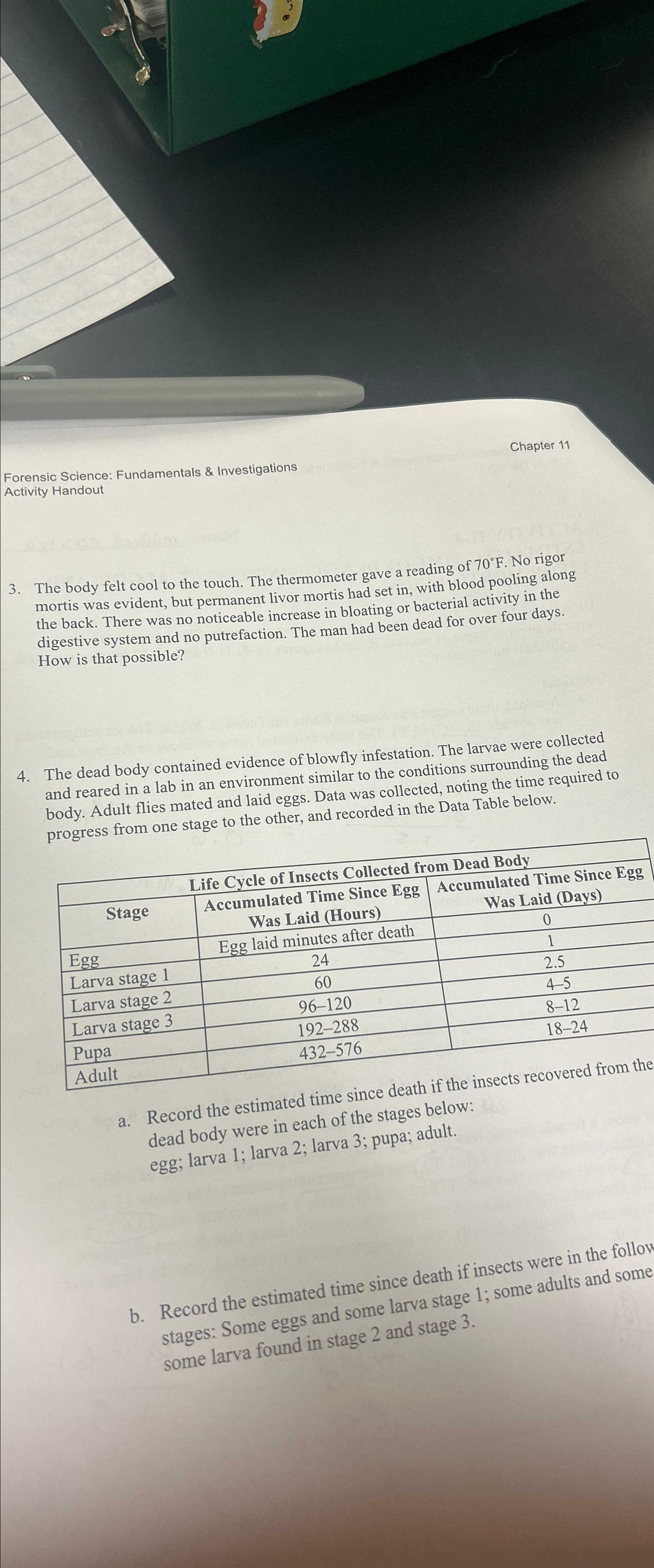 forensic science fundamentals and investigations answers