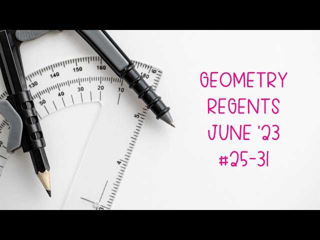 june 2025 geometry regents answers with work