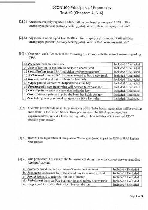 principle of economics exam questions and answers